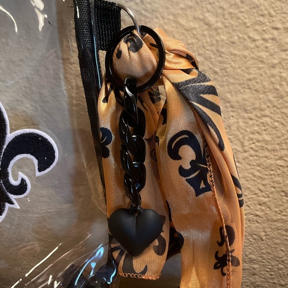 Fleur De Lis New Orleans Saints Clear Stadium Bag - Picture 3 of 6